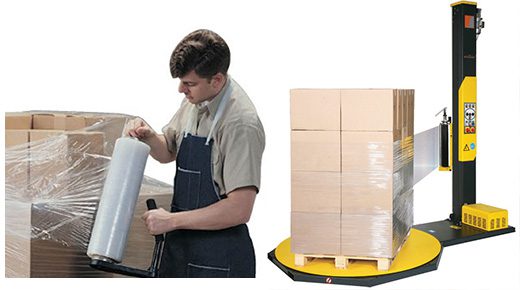 تفاوت استرچ بستهبندی ماشینی و دستی