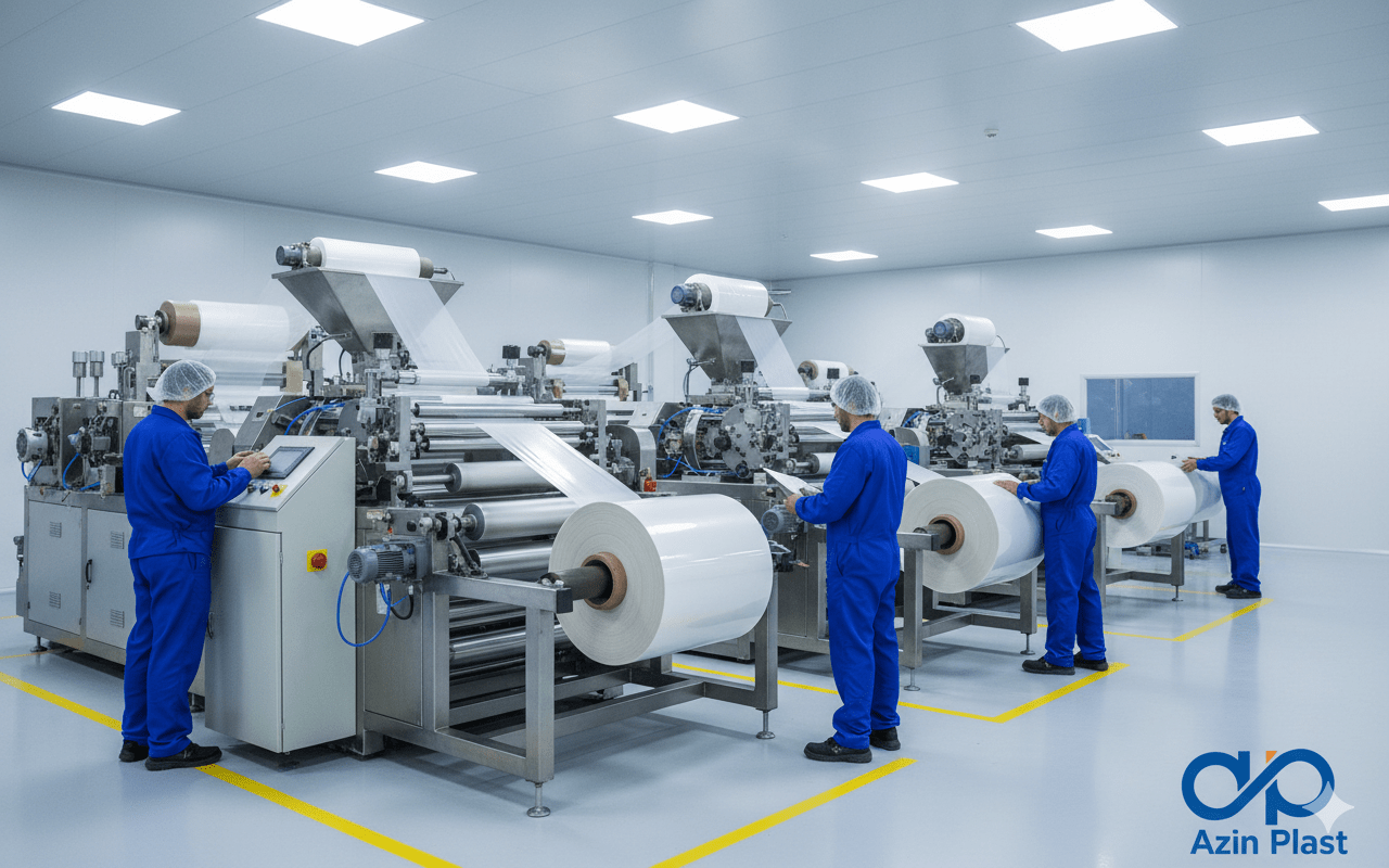 نایلون مخصوص بسته‌بندی مواد شیمیایی