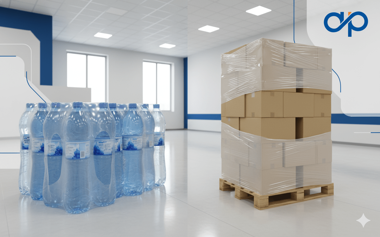 تفاوت نایلون شیرینگ و استرچ فیلم در بسته‌بندی — کدام بهتر است؟