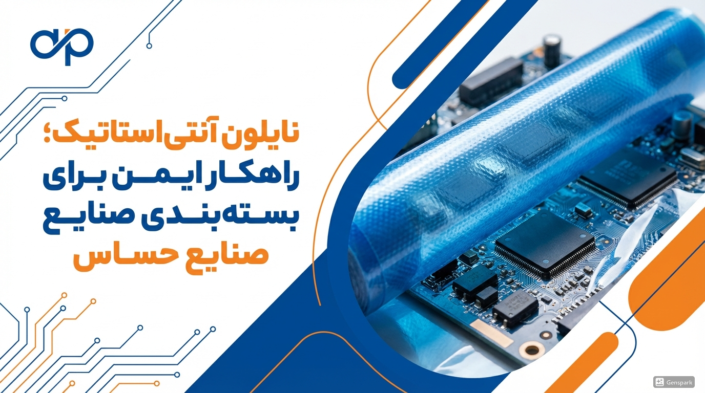 نایلون آنتی‌استاتیک چیست و چرا در بسته‌بندی صنعتی و تخصصی نقش حیاتی دارد؟